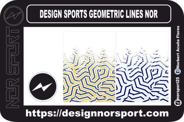 DESIGN SPORTS GEOMETRIC LINES NOR