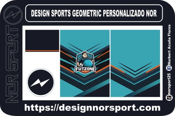 DESIGN SPORTS GEOMETRIC PERSONALIZADO NOR