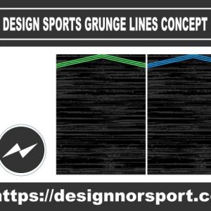 DESIGN SPORTS GRUNGE LINES CONCEPT NOR