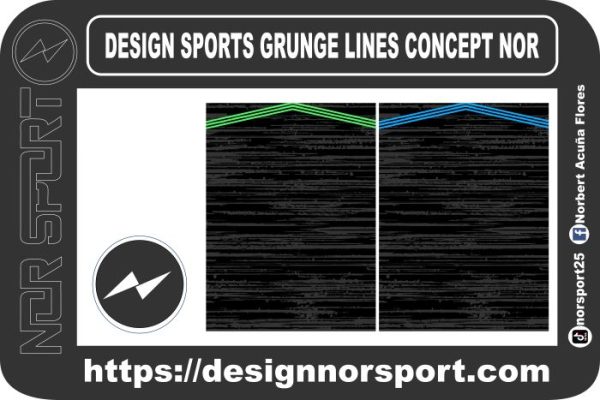 DESIGN SPORTS GRUNGE LINES CONCEPT NOR