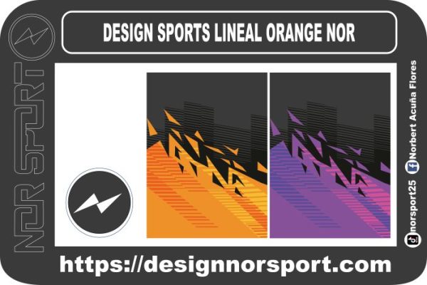 DESIGN SPORTS LINEAL ORANGE NOR