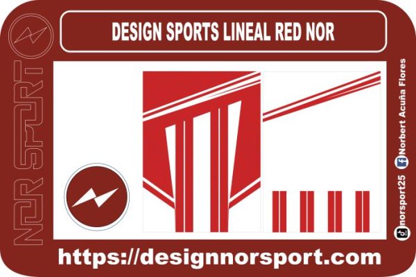 DESIGN SPORTS LINEAL RED NOR