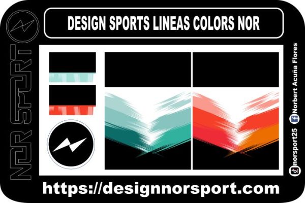 DESIGN SPORTS LINEAS COLORS NOR