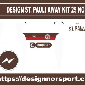 DESIGN ST. PAULI AWAY KIT 25 NOR