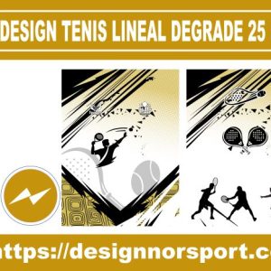DESIGN TENIS LINEAL DEGRADE 25 NOR