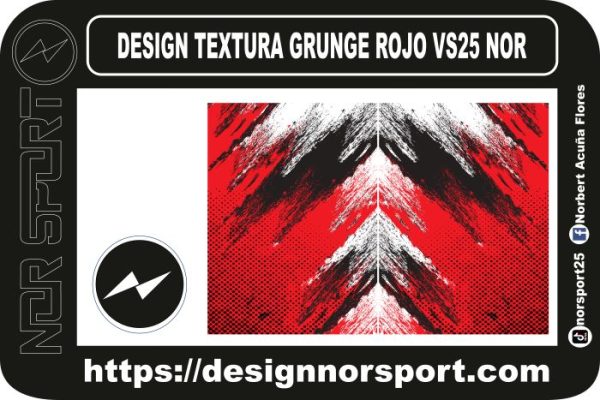DESIGN TEXTURA GRUNGE ROJO VS25 NOR