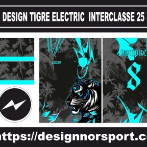 DESIGN TIGRE ELECTRIC  INTERCLASSE 25 NOR
