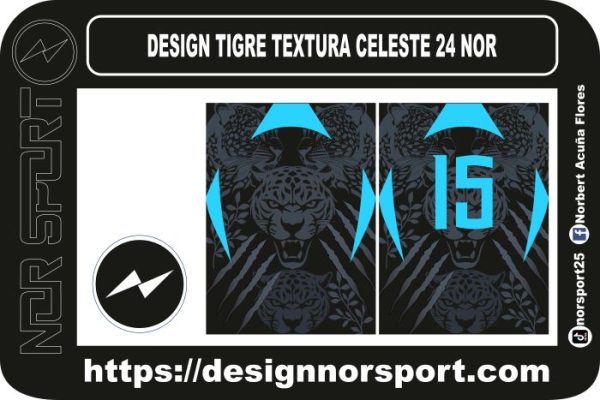 DESIGN TIGRE TEXTURA CELESTE 24 NOR