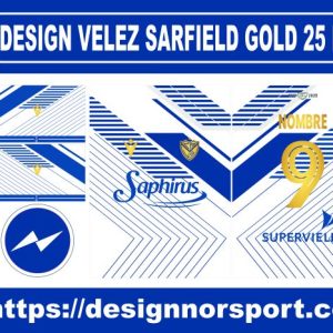DESIGN VELEZ SARFIELD GOLD 25 NOR
