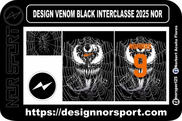 DESIGN VENOM BLACK INTERCLASSE 2025 NOR