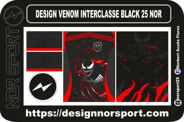 DESIGN VENOM INTERCLASSE BLACK 25 NOR