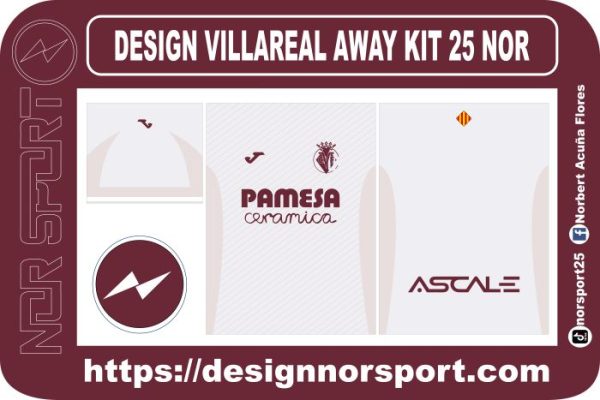 DESIGN VILLAREAL AWAY KIT 25 NOR