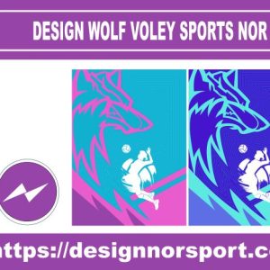 DESIGN WOLF VOLEY SPORTS NOR