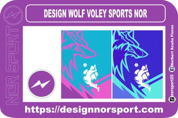 DESIGN WOLF VOLEY SPORTS NOR