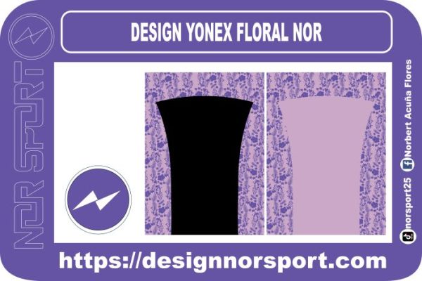 DESIGN YONEX FLORAL NOR