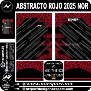 ABSTRACTO ROJO 2025 NOR
