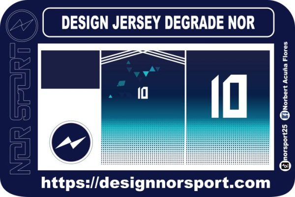DESIGN JERSEY DEGRADE NOR