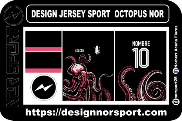 DESIGN JERSEY SPORT  OCTOPUS NOR
