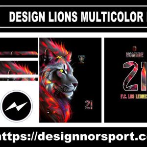 DESIGN LIONS MULTICOLOR NOR