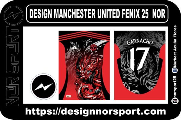 DESIGN MANCHESTER UNITED FENIX 25  NOR