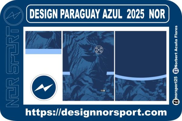DESIGN PARAGUAY AZUL  2025  NOR