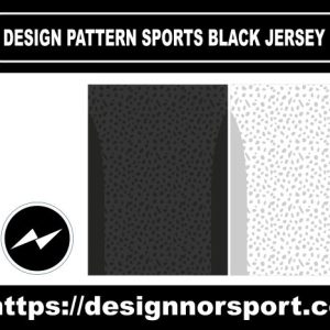 DESIGN PATTERN SPORTS BLACK JERSEY NOR