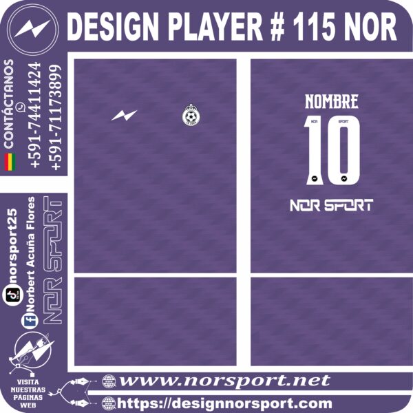 DESIGN PLAYER # 115 NOR