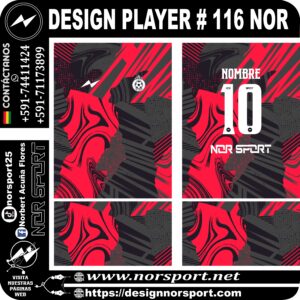 DESIGN PLAYER # 116 NOR