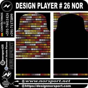DESIGN PLAYER # 26 NOR