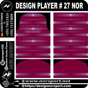 DESIGN PLAYER # 27 NOR
