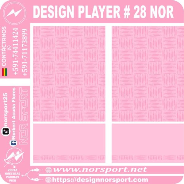 DESIGN PLAYER # 28 NOR