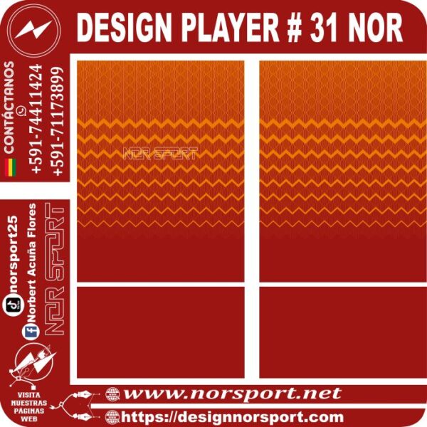 DESIGN PLAYER # 31 NOR