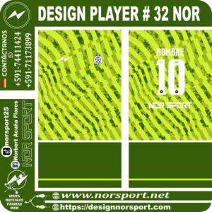 DESIGN PLAYER # 32 NOR