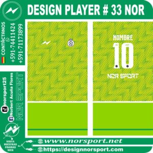 DESIGN PLAYER # 33 NOR