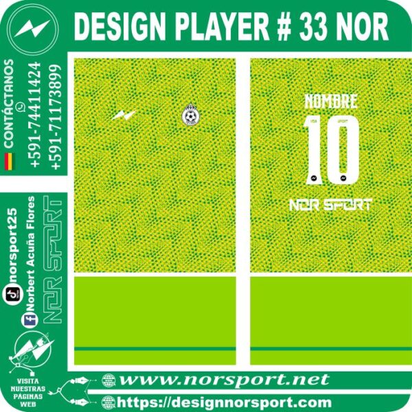 DESIGN PLAYER # 33 NOR