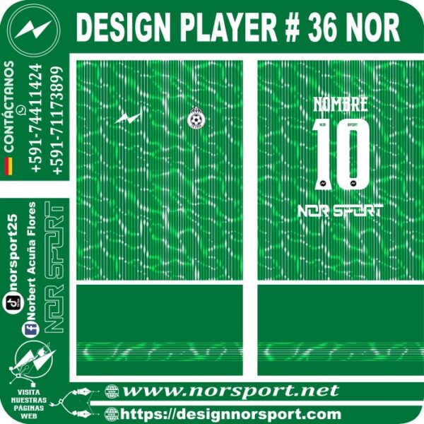 DESIGN PLAYER # 36 NOR
