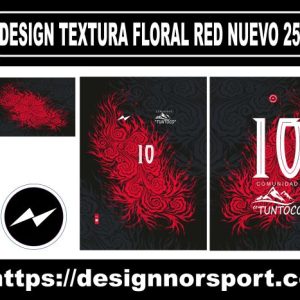DESIGN TEXTURA FLORAL RED NUEVO 25 NOR
