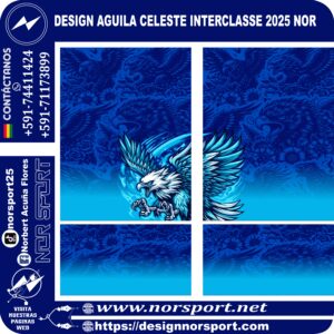 DESIGN AGUILA CELESTE INTERCLASSE 2025 NOR