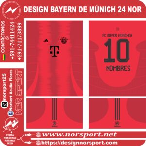 DESIGN BAYERN DE MÚNICH 24 NOR