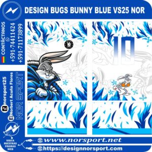 DESIGN BUGS BUNNY BLUE VS25 NOR