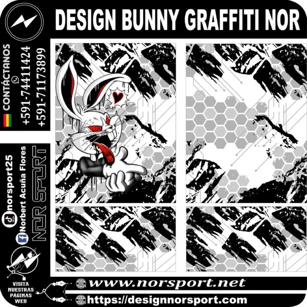 DESIGN BUNNY GRAFFITI NOR