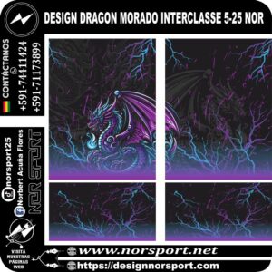 DESIGN DRAGON MORADO INTERCLASSE 5-25 NOR