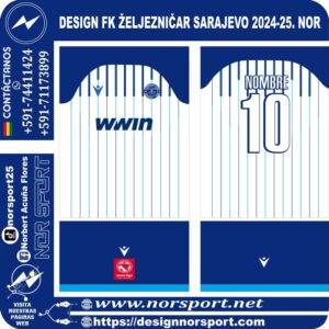 DESIGN FK ŽELJEZNICAR SARAJEVO 2024-25. NOR