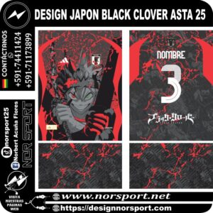 DESIGN JAPON BLACK CLOVER ASTA 25