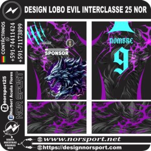 DESIGN LOBO EVIL INTERCLASSE 25 NOR