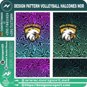 DESIGN PATTERN VOLLEYBALL HALCONES NOR