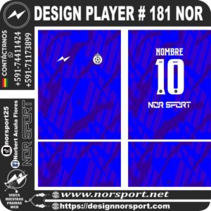 DESIGN PLAYER # 181 NOR