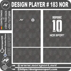 DESIGN PLAYER # 183 NOR