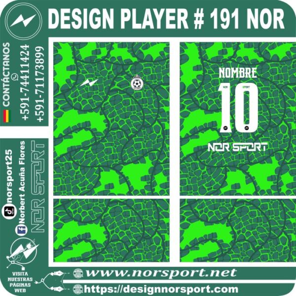 DESIGN PLAYER # 191 NOR
