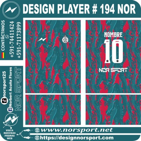 DESIGN PLAYER # 194 NOR